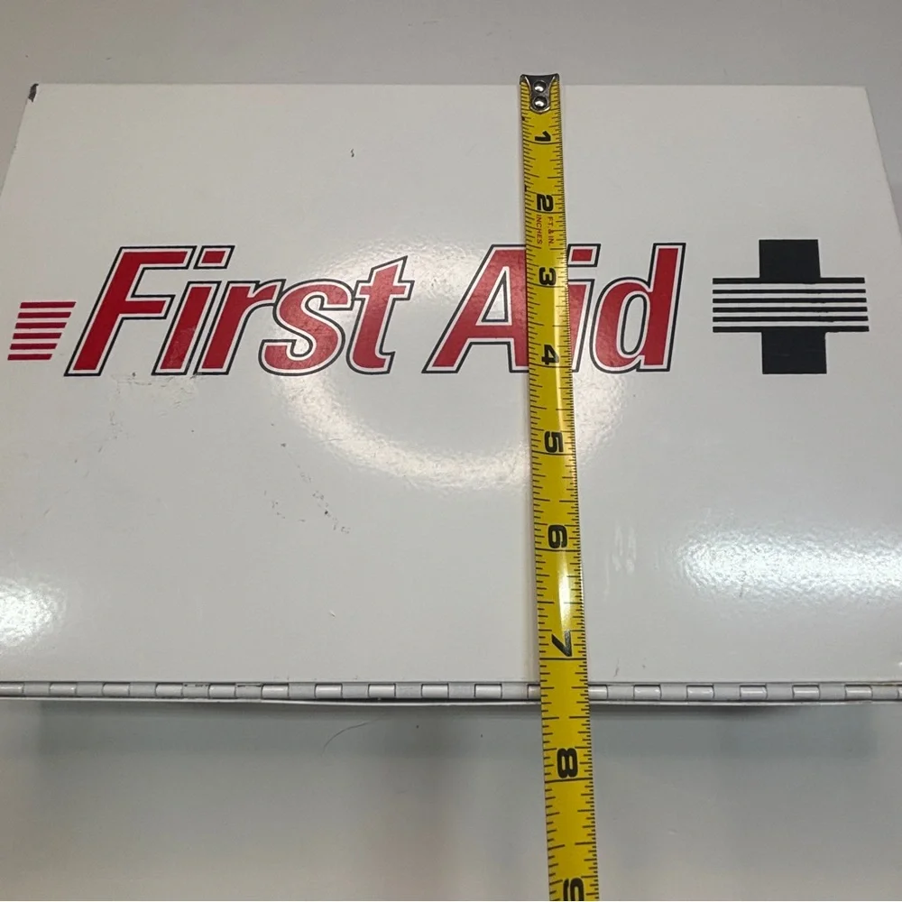 First Aid Cabinet Wall Mounted Medicine Emergency Metal Box - Picture 8 of 9